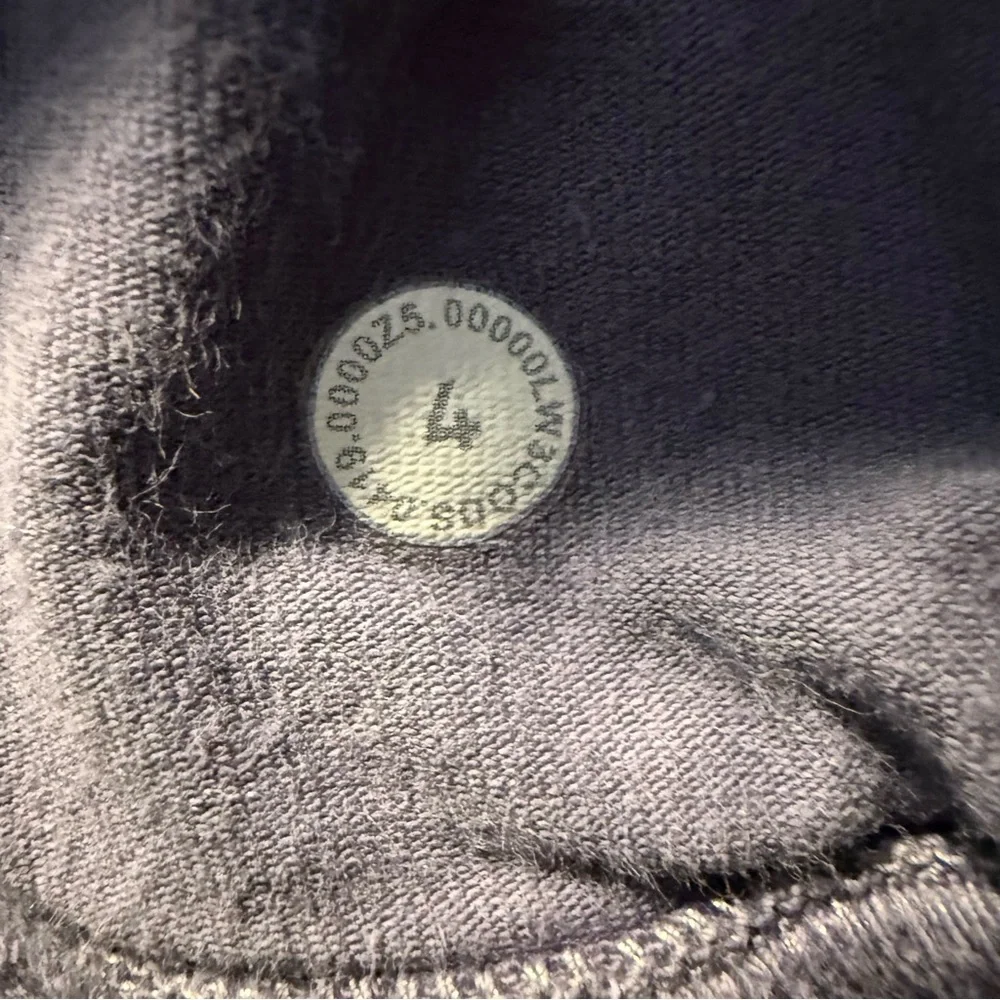 Lululemon Women’s Washed‎ Purple Quartz Scuba Hoodie Size 4